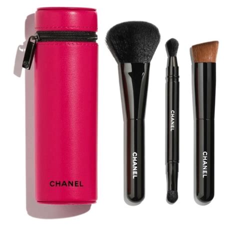 chanel bag makeup brush holder|chanel diva brush set 2023.